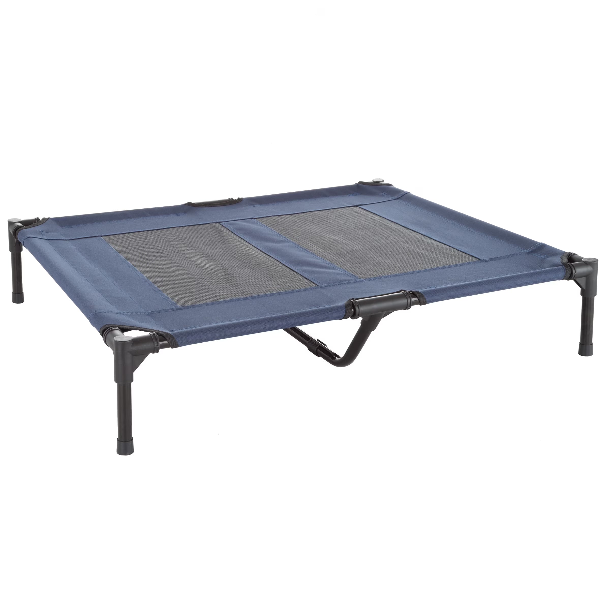 36X29.75-Inch Elevated Dog Bed - Indoor/Outdoor Cot for Pets, Blue